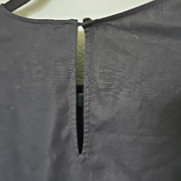 H&M Jeweled Gem embellished Black L/S Romantic Blouse NWT Size 14 - Picture 7 of 9